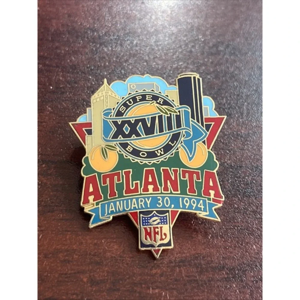 Super Bowl XXVIII NFL Dallas Cowboys‎ Buffalo Bills Football Hat Pin